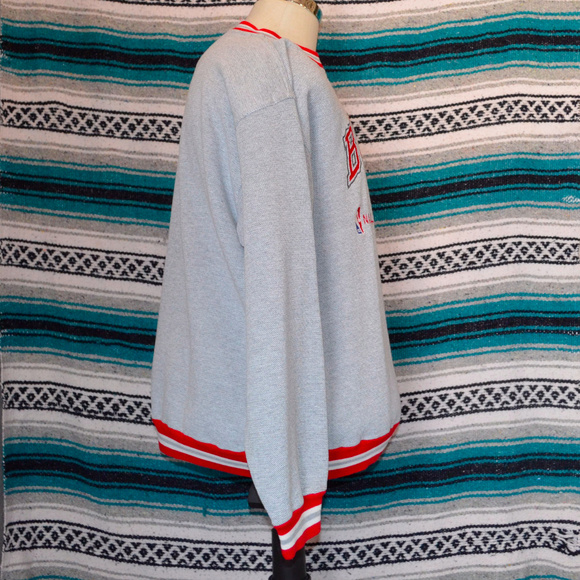 90s Chicago Bulls Sweatshirt Logo Athletic X-Large - Picture 2 of 5